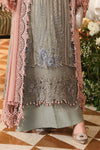3 Piece Unstitched Embroidered Chiffon Suit