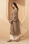 3 Piece Embroidered Jacquard Lawn Suit