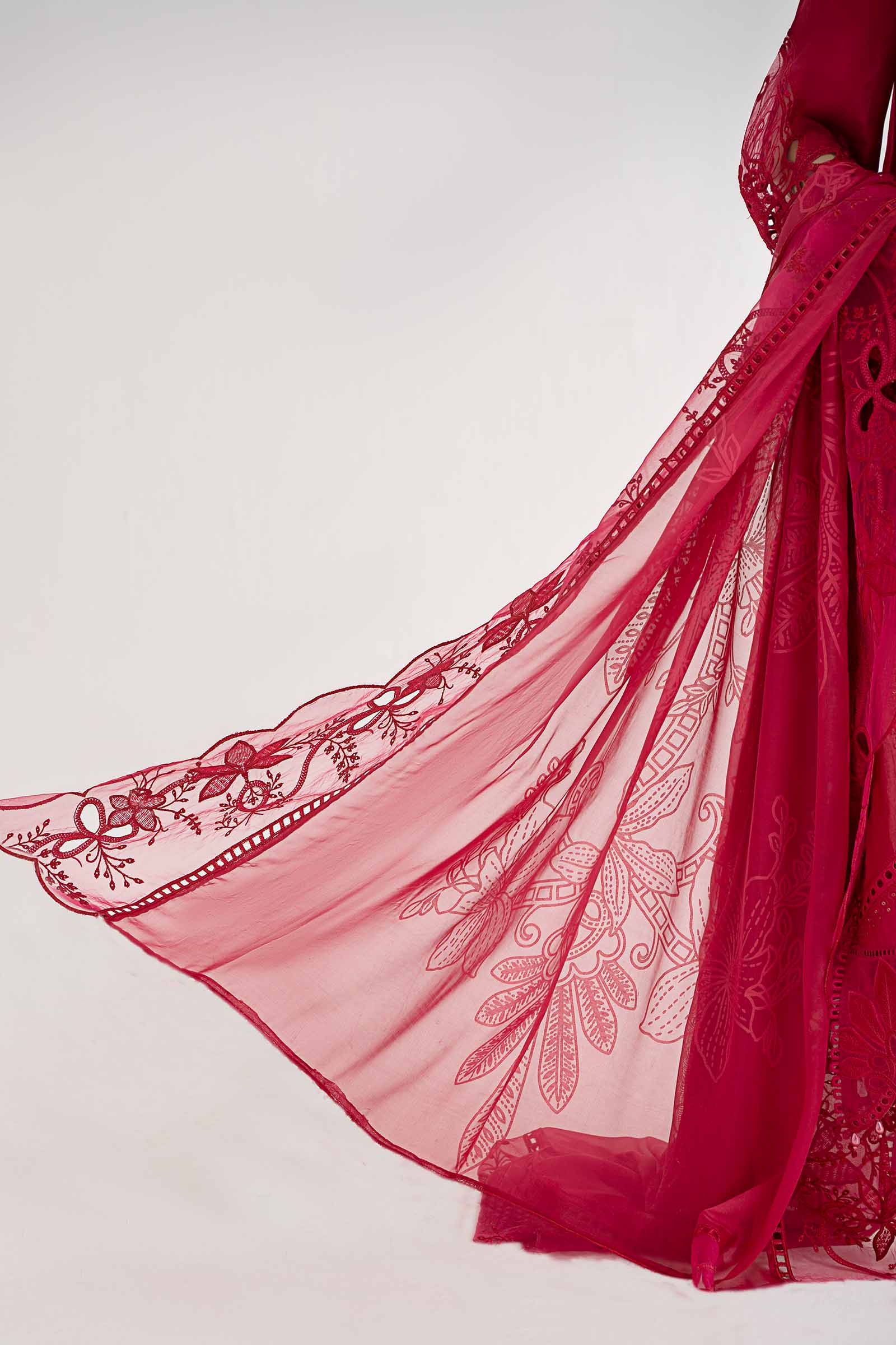3 Piece Embroidered Lawn Suit | DS-2404-A