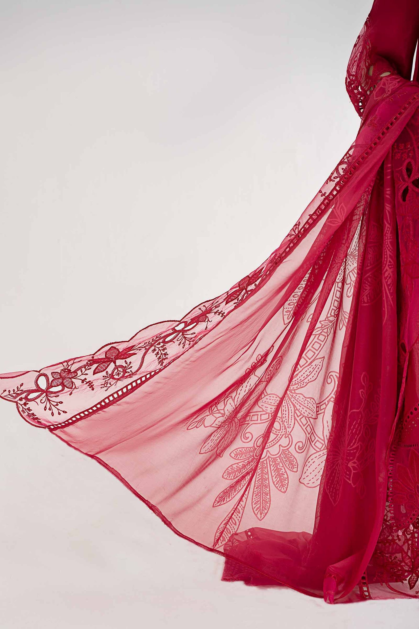 3 Piece Embroidered Lawn Suit | DS-2404-A