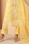 3 Piece Embroidered Organza Suit