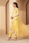 3 Piece Embroidered Organza Suit