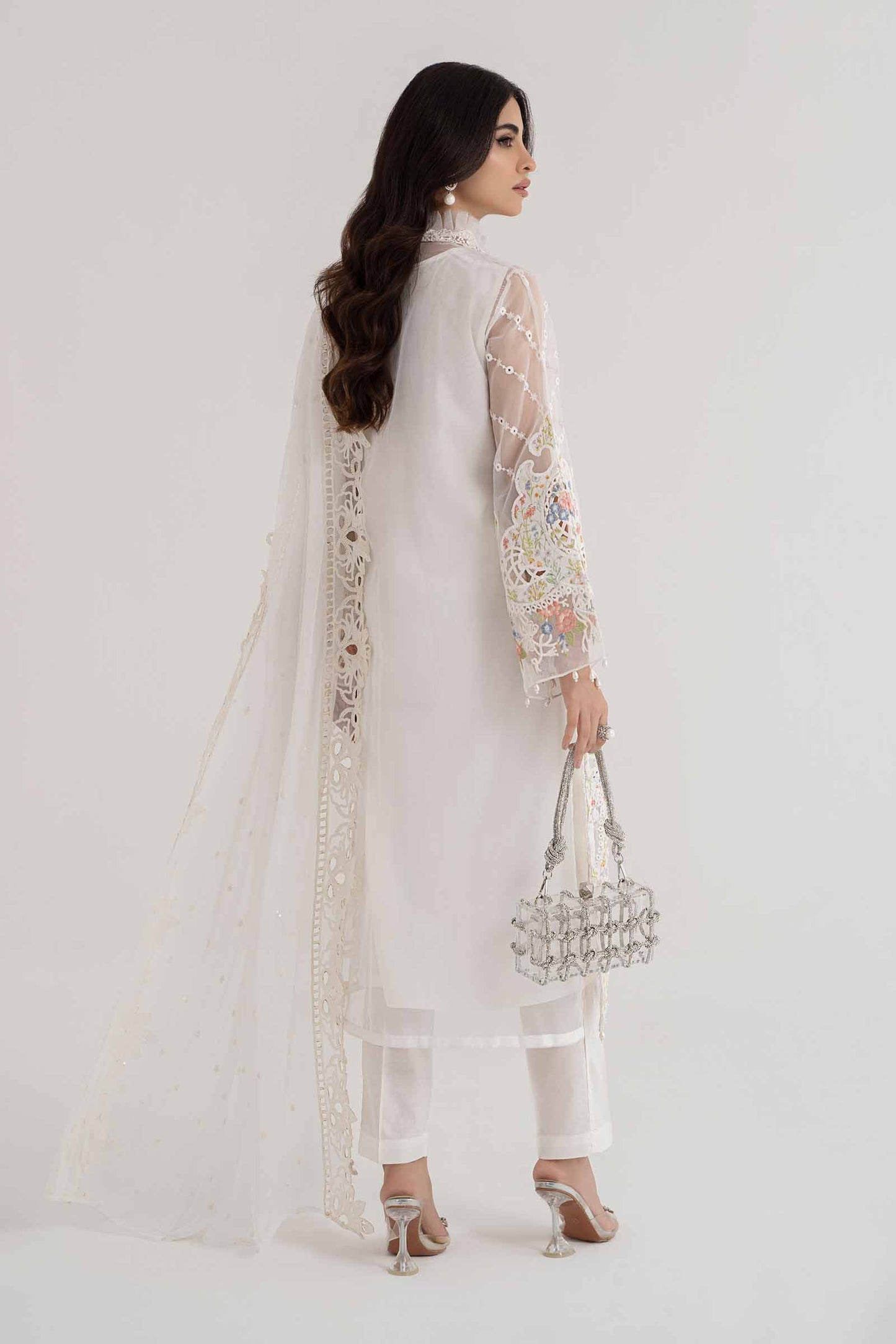 3 Piece Embroidered Lawn Suit | DS-2405-A