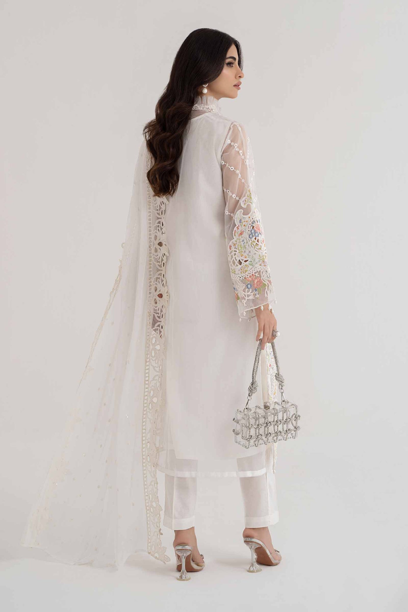 3 Piece Embroidered Lawn Suit | DS-2405-A