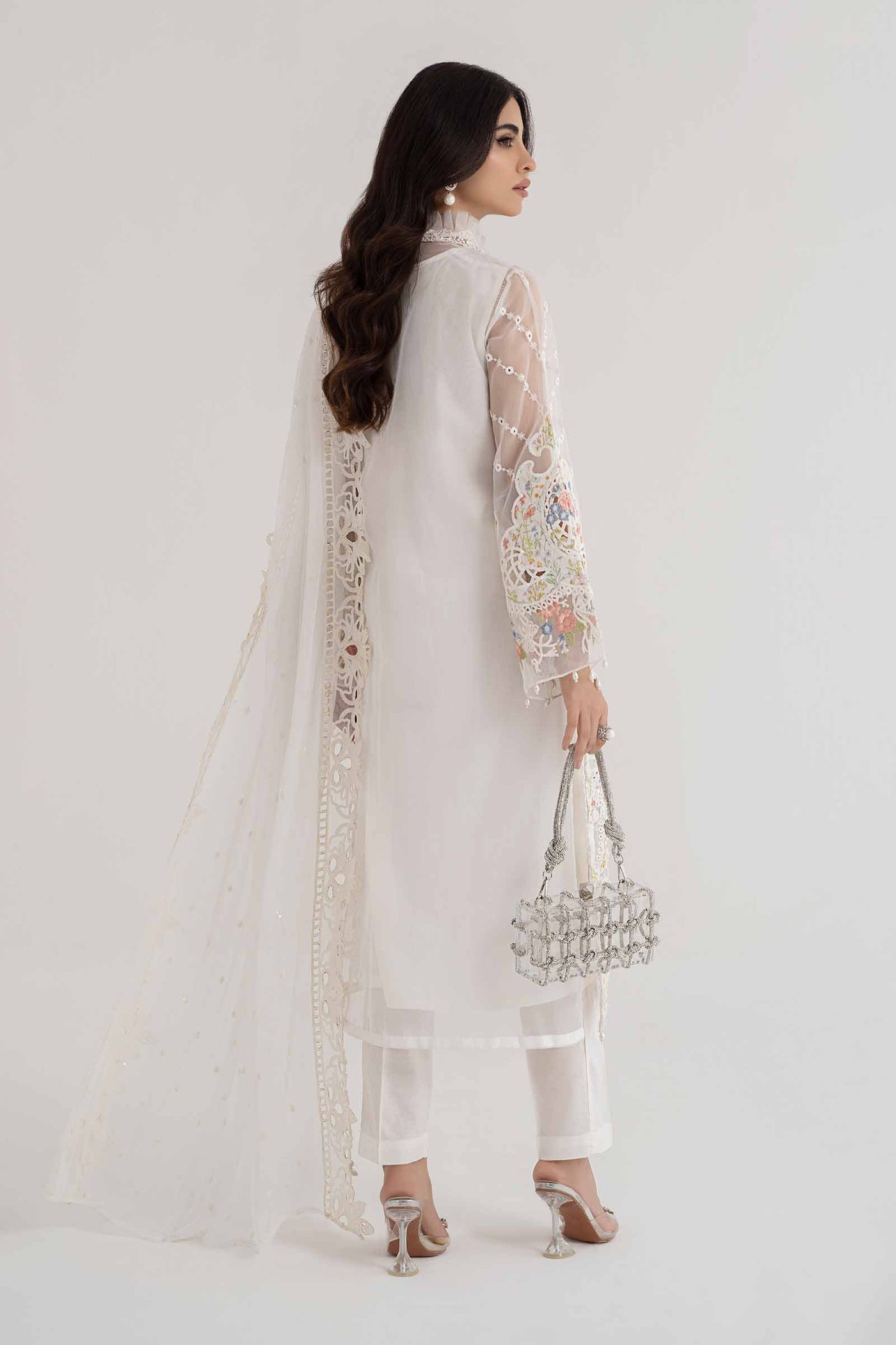 3 PIECE EMBROIDERED LAWN SUIT | DS-2405-A