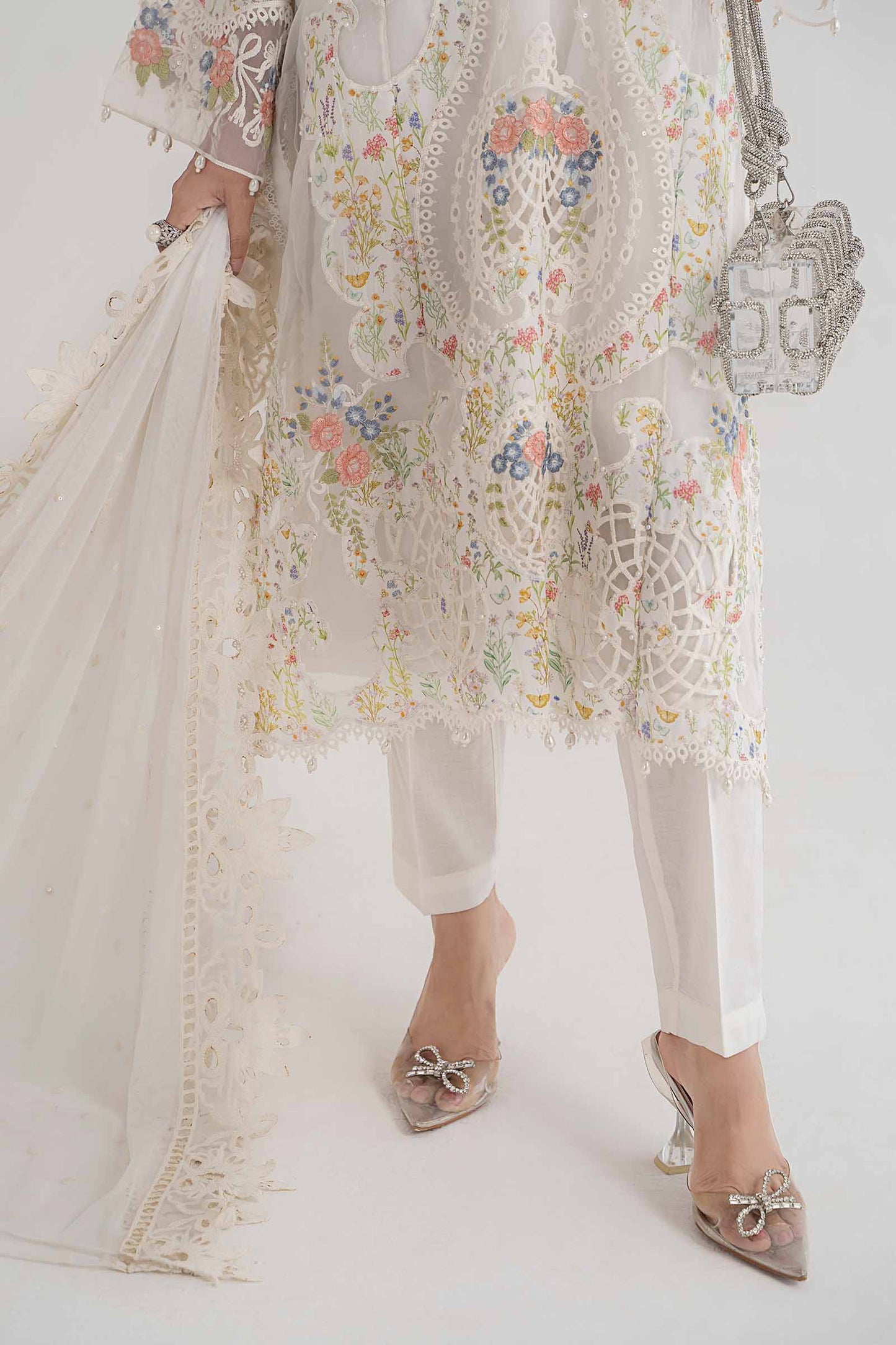 3 Piece Embroidered Lawn Suit | DS-2405-A