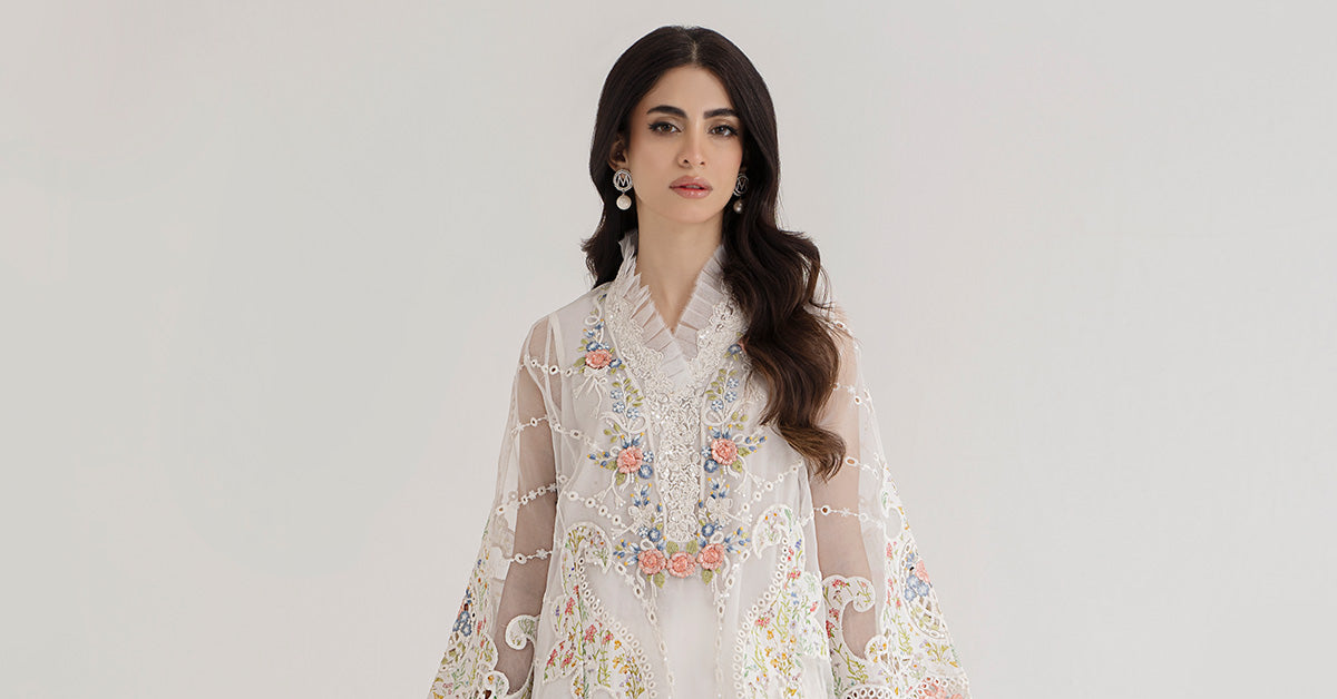 3 Piece Embroidered Lawn Suit | DS-2405-A