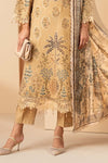 3 Piece Embroidered Jacquard Lawn Suit