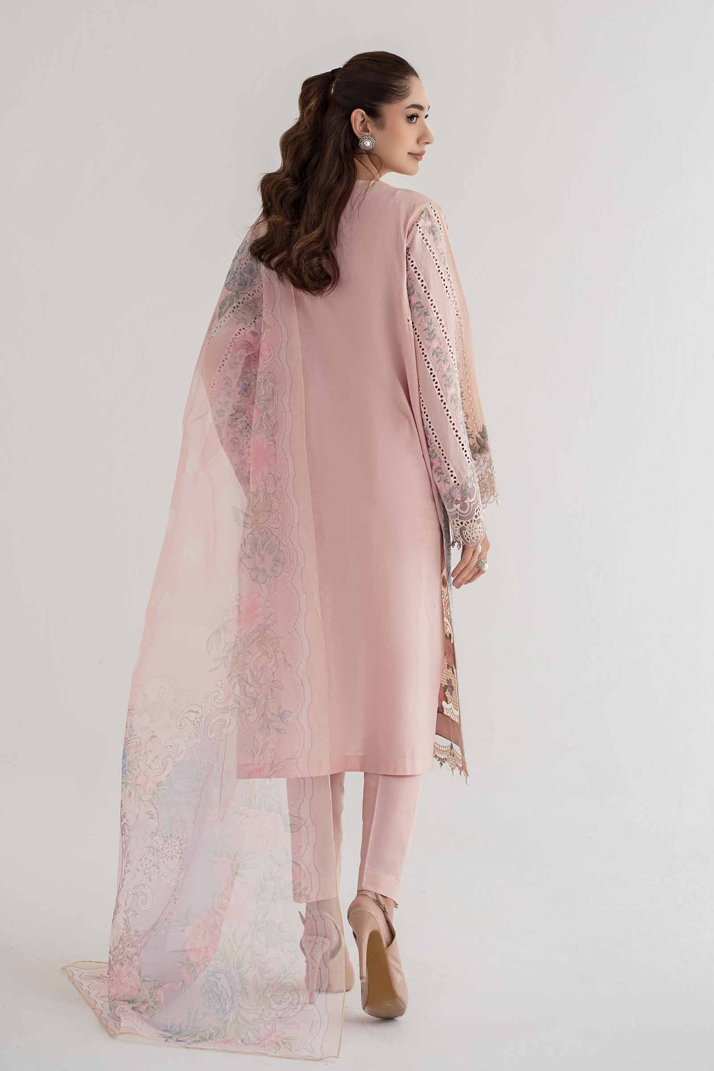 3 Piece Embroidered Lawn Suit | DS-2406-A