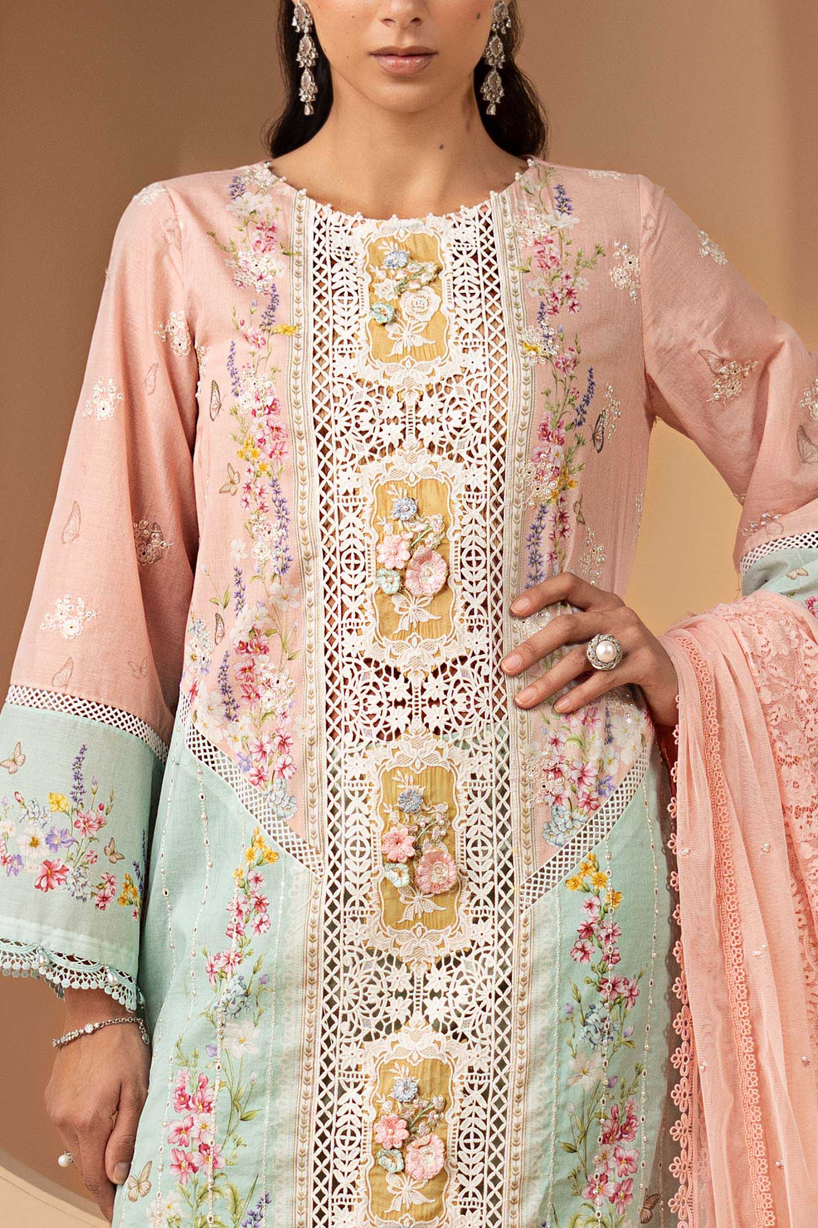 3 Piece Embroidered Lawn Suit