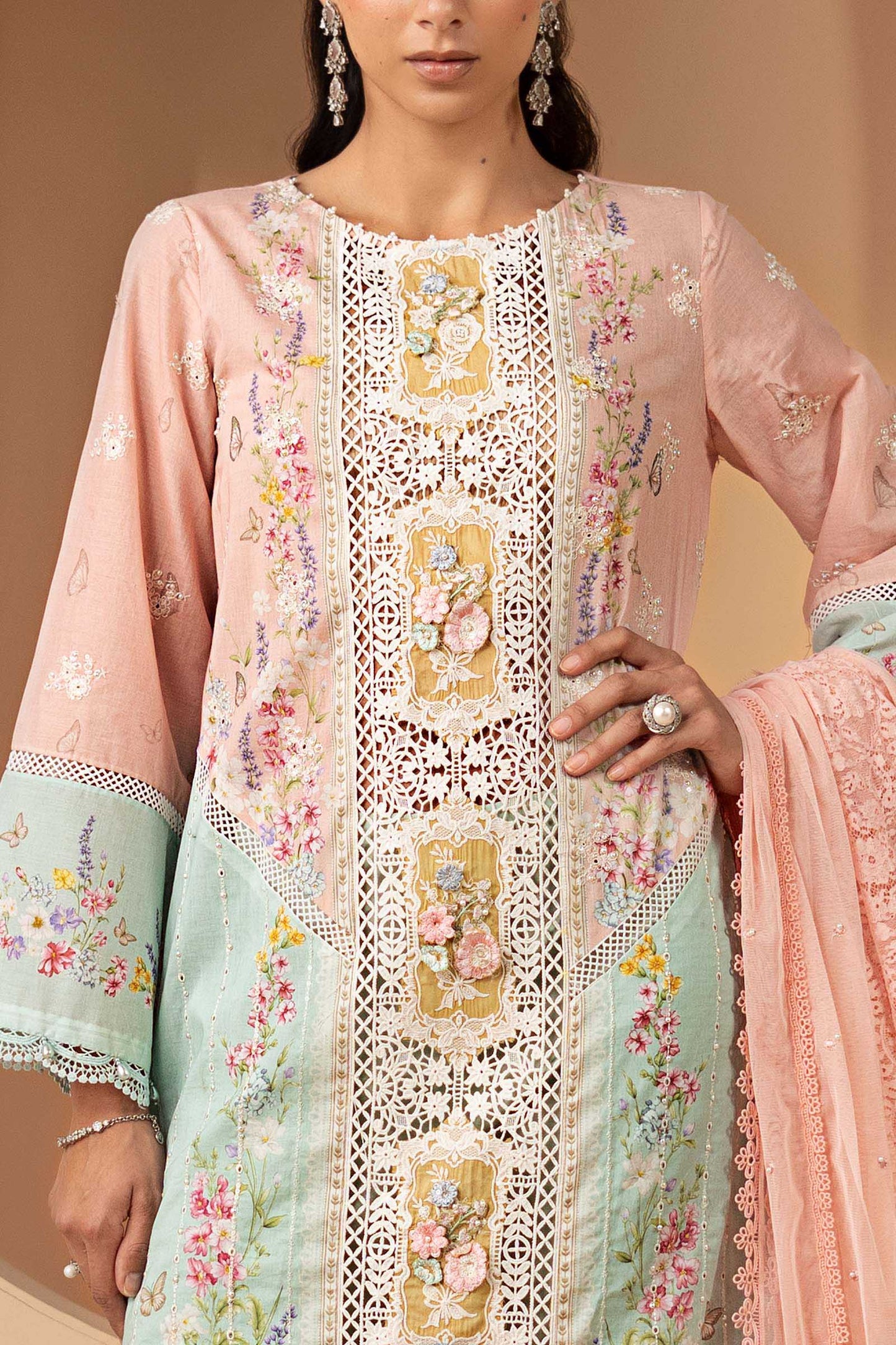 3 Piece Embroidered Lawn Suit