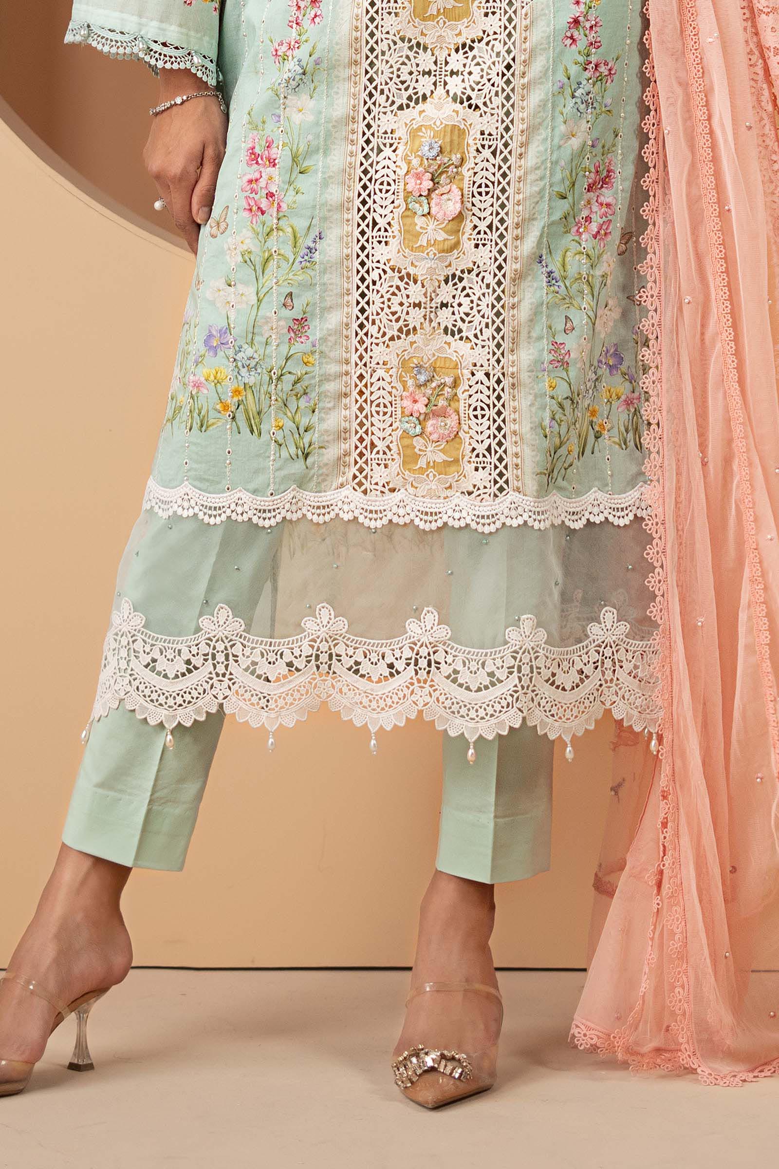 3 Piece Embroidered Lawn Suit