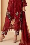 3 Piece Embroidered Net Suit