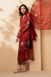 3 Piece Embroidered Net Suit