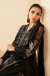 3 Piece Embroidered Net Suit