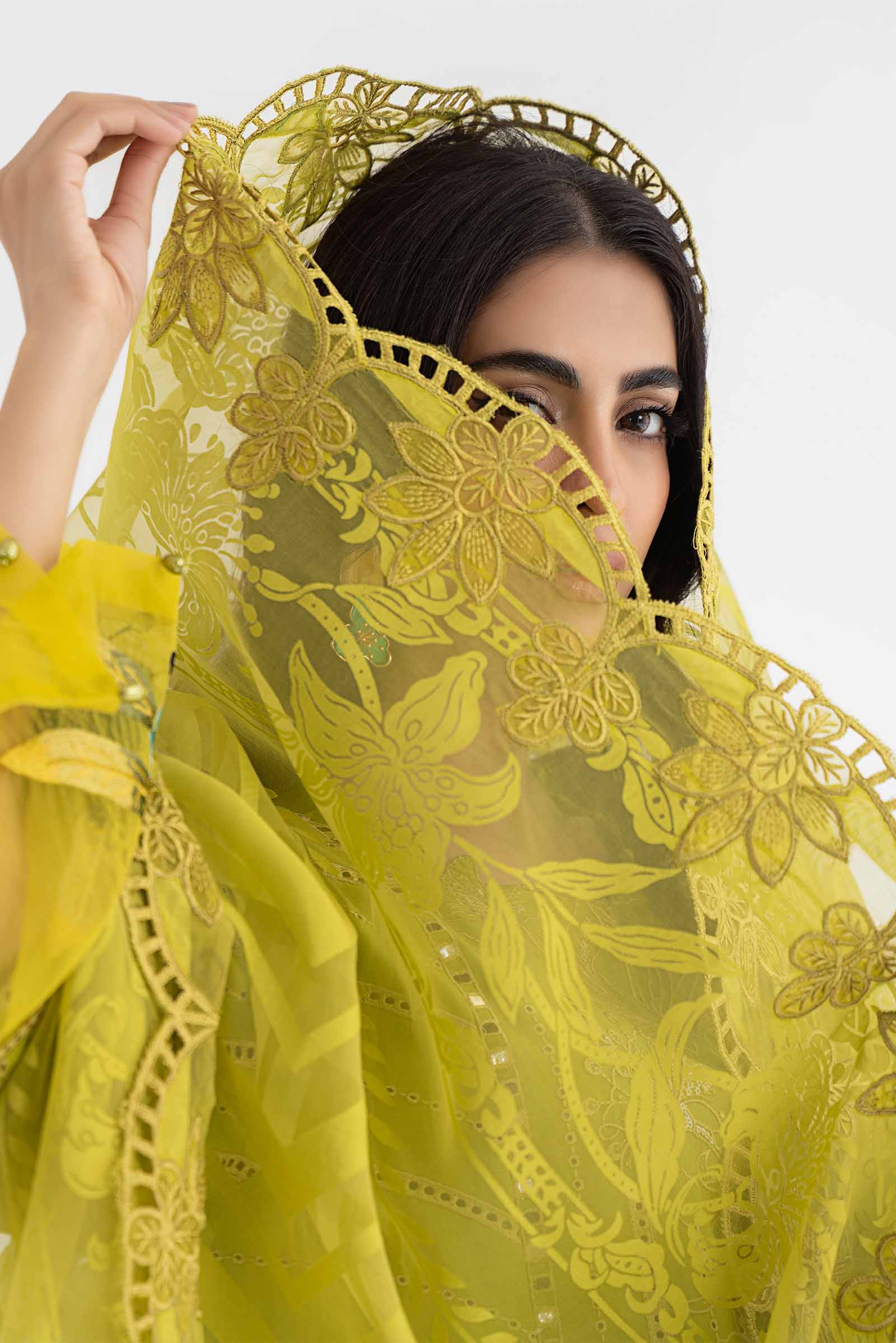 3 Piece Embroidered Lawn Suit | DS-2408-A
