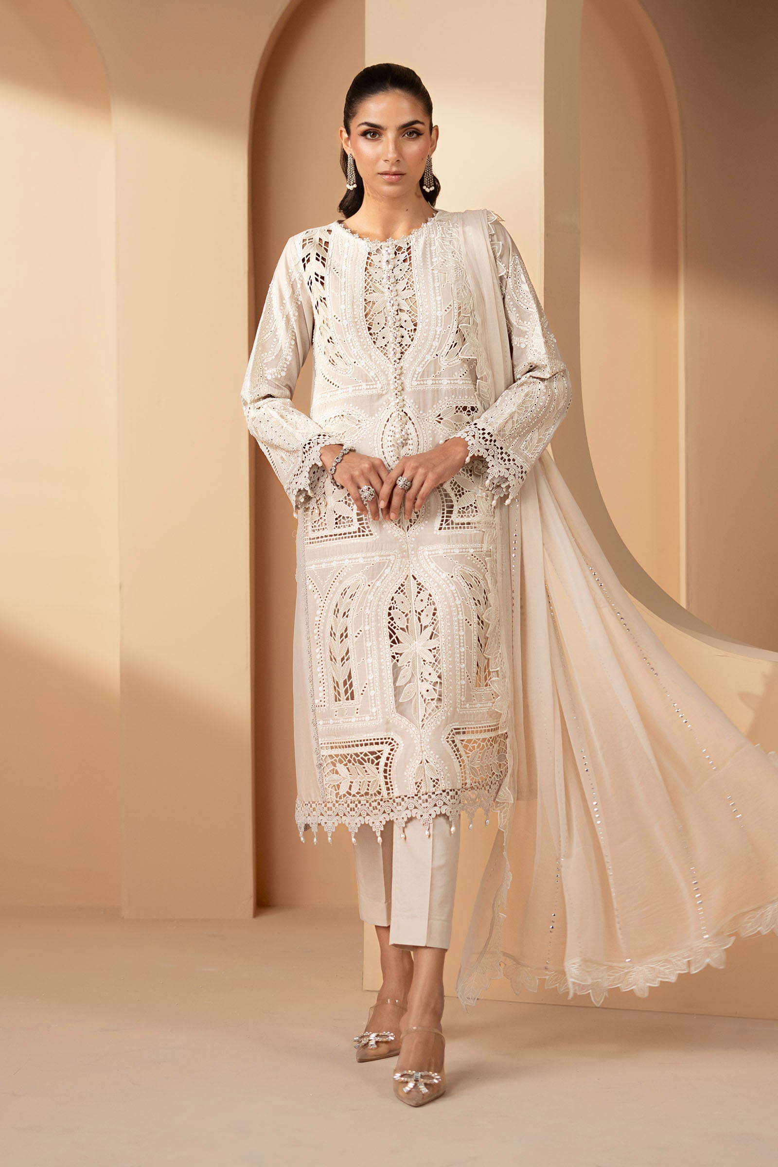 3 Piece Embroidered Lawn Suit