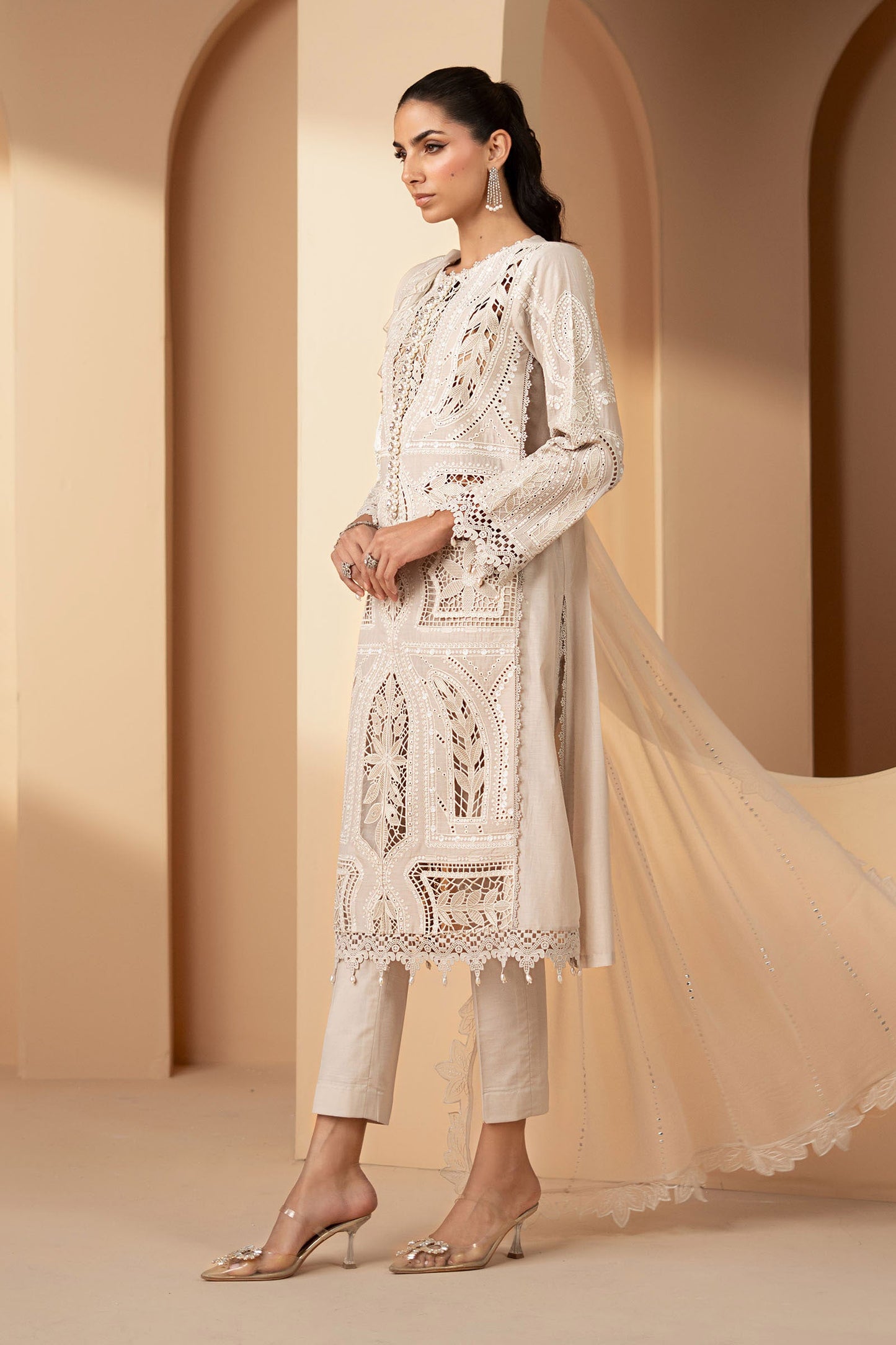 3 Piece Embroidered Lawn Suit