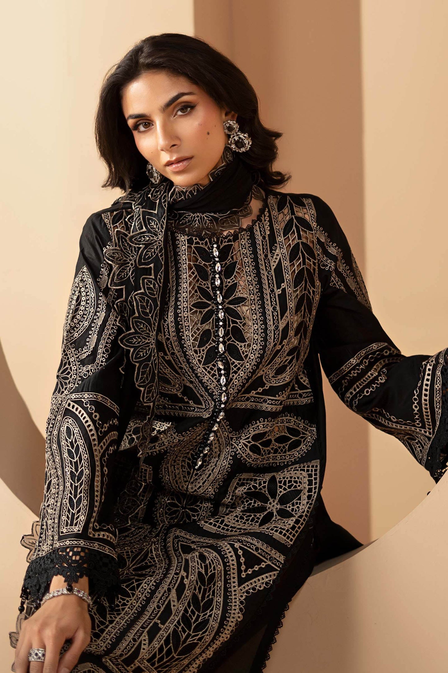 3 Piece Embroidered Lawn Suit