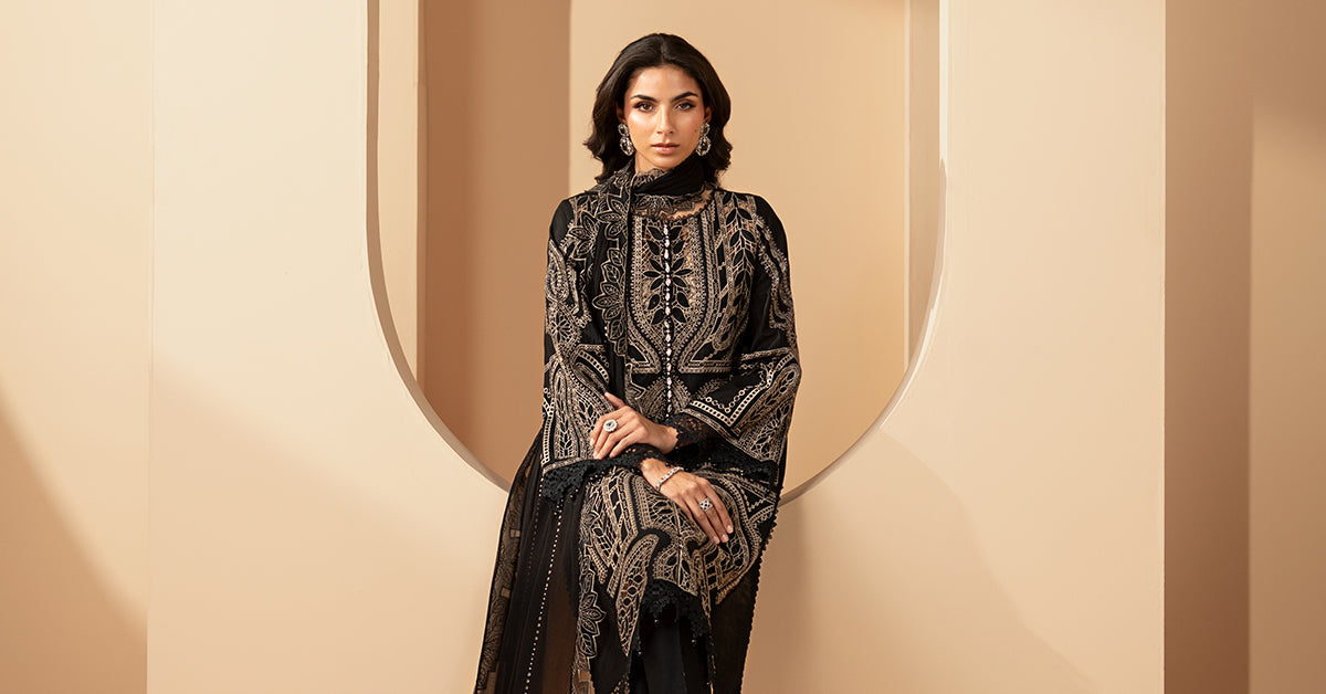 3 Piece Embroidered Lawn Suit