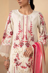 3 Piece Embroidered Jacquard Lawn Suit