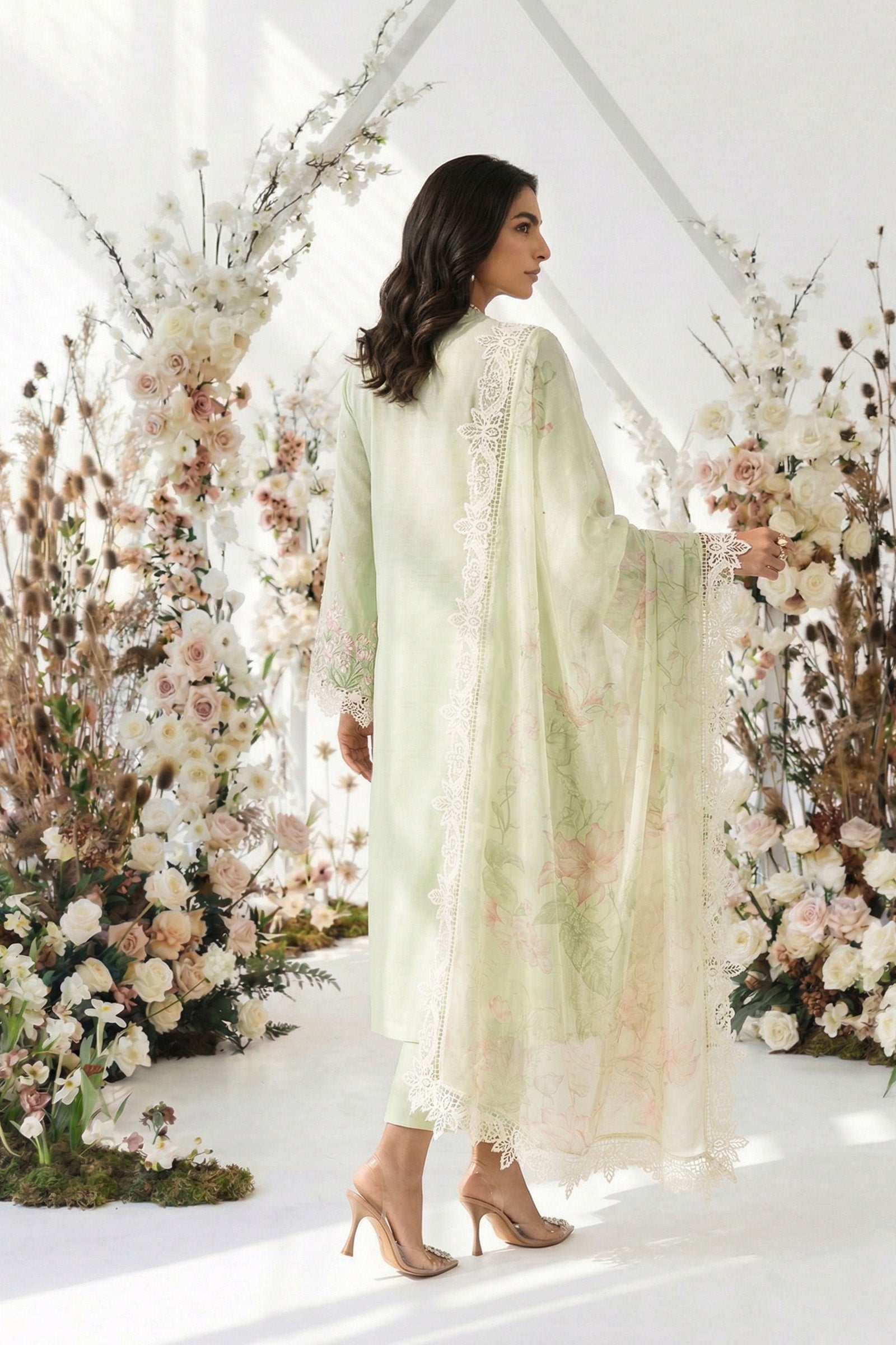 3 Piece Embroidered Lawn Suit