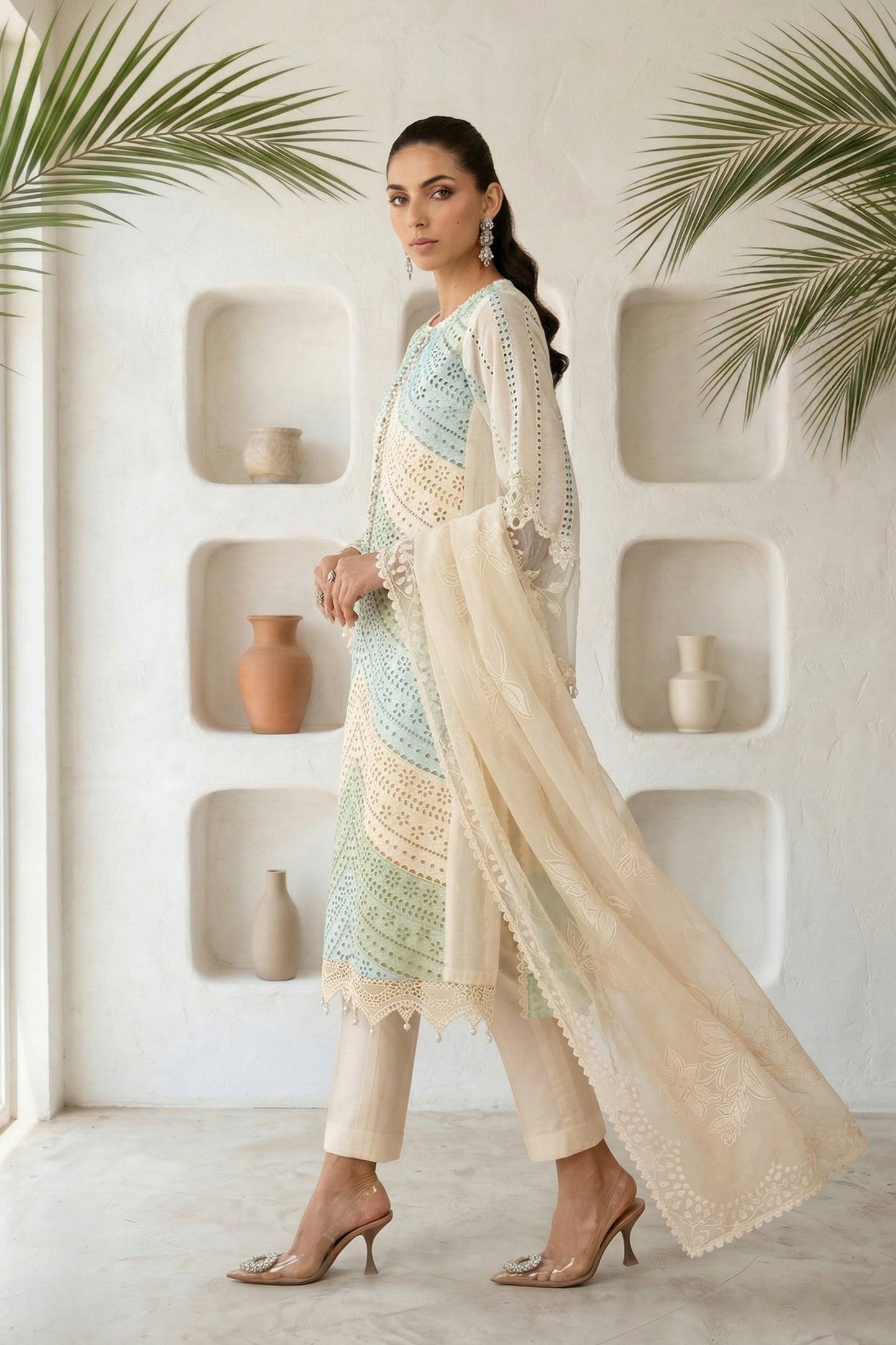 3 Piece Embroidered Lawn Suit