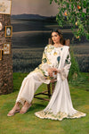 3 Pc Unstitched Embroidered Arabic Lawn Suit | MB-PFUS25-07A