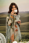 3 Pc Unstitched Embroidered Arabic Lawn Suit | MB-PFUS25-06A