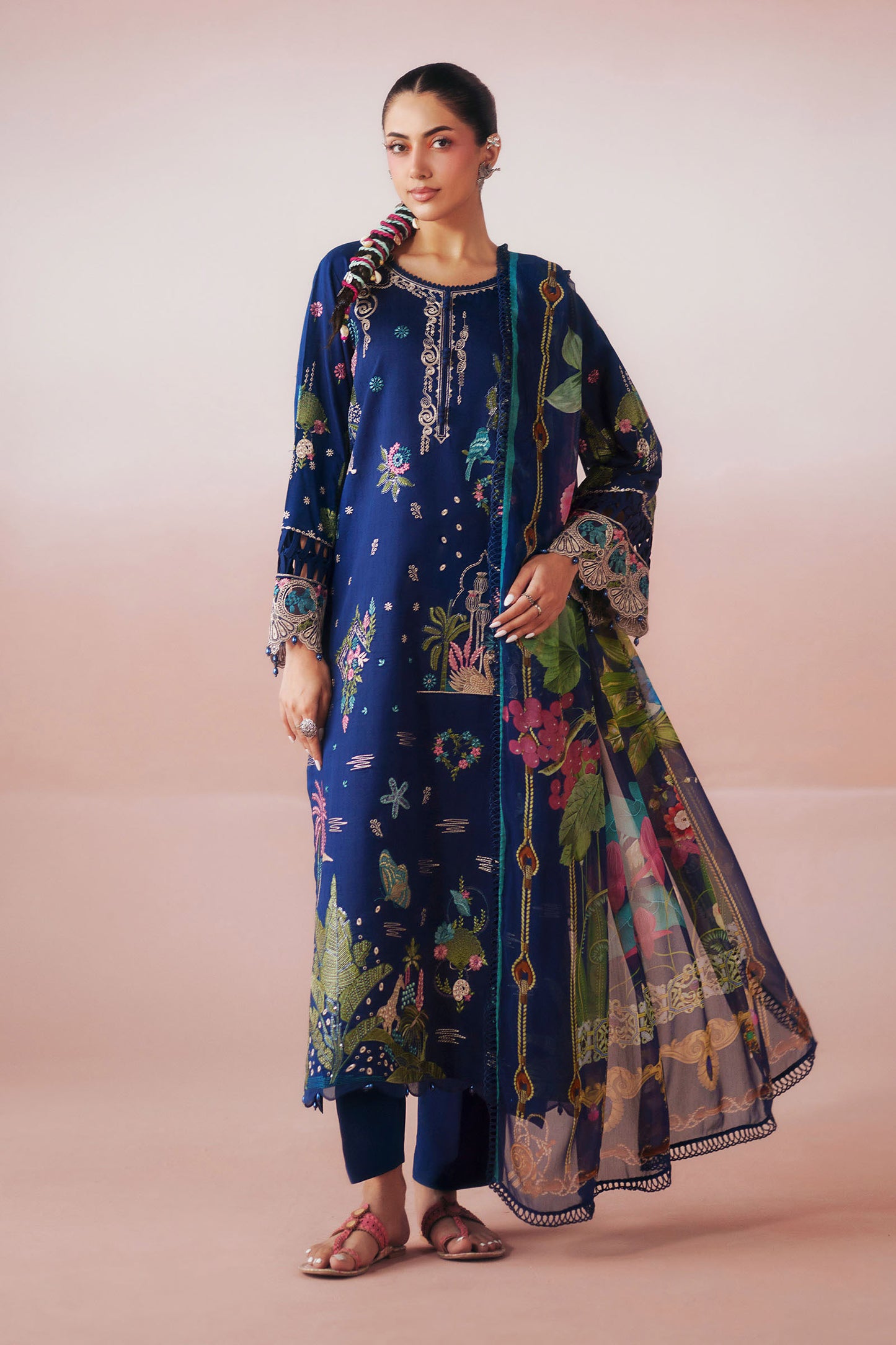 3 Piece Embroidered Lawn Suit