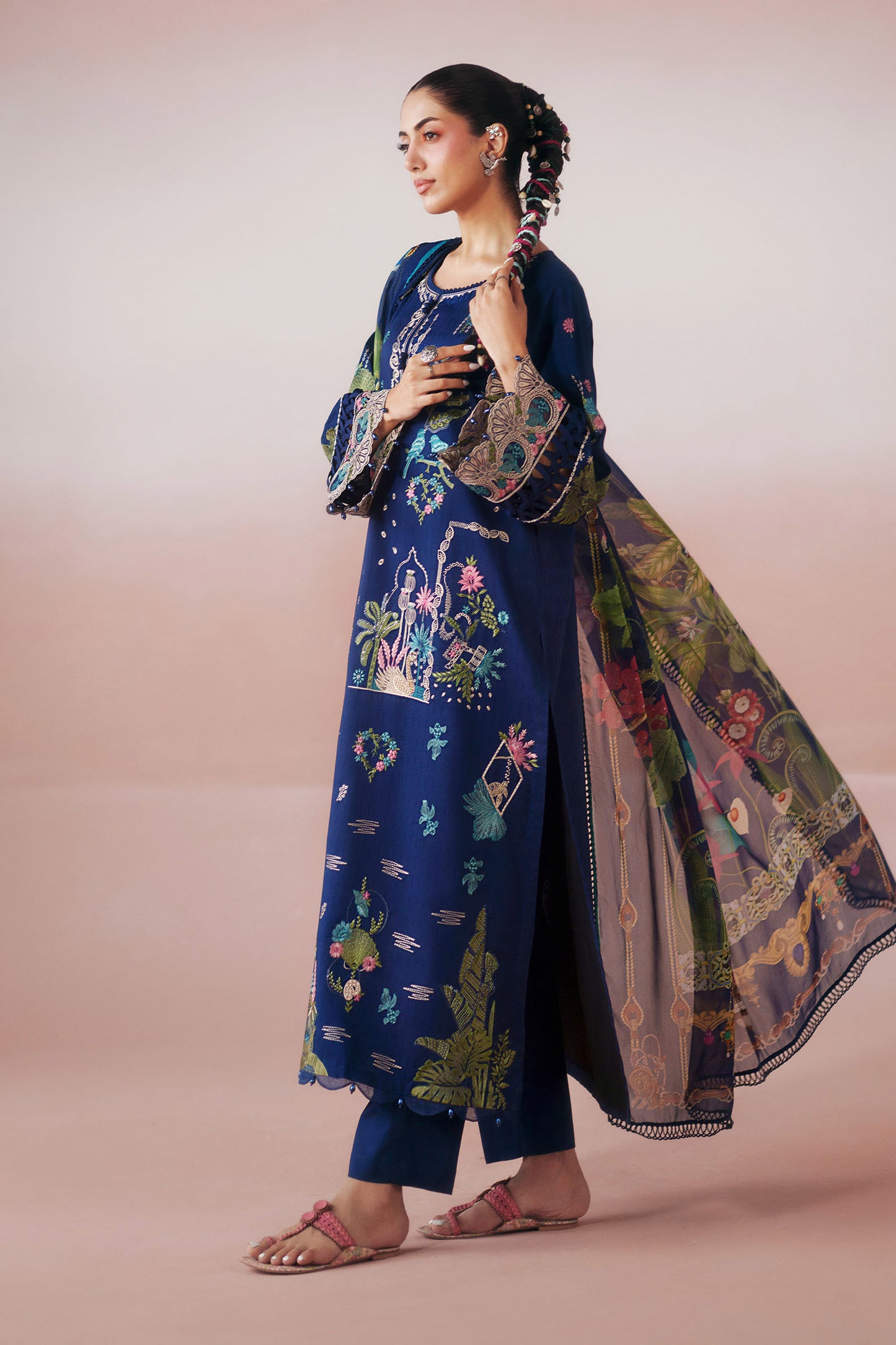 3 Piece Embroidered Lawn Suit