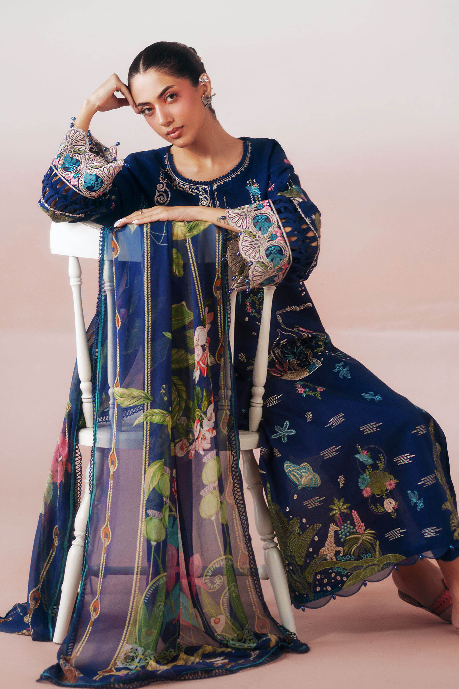 3 Piece Embroidered Lawn Suit