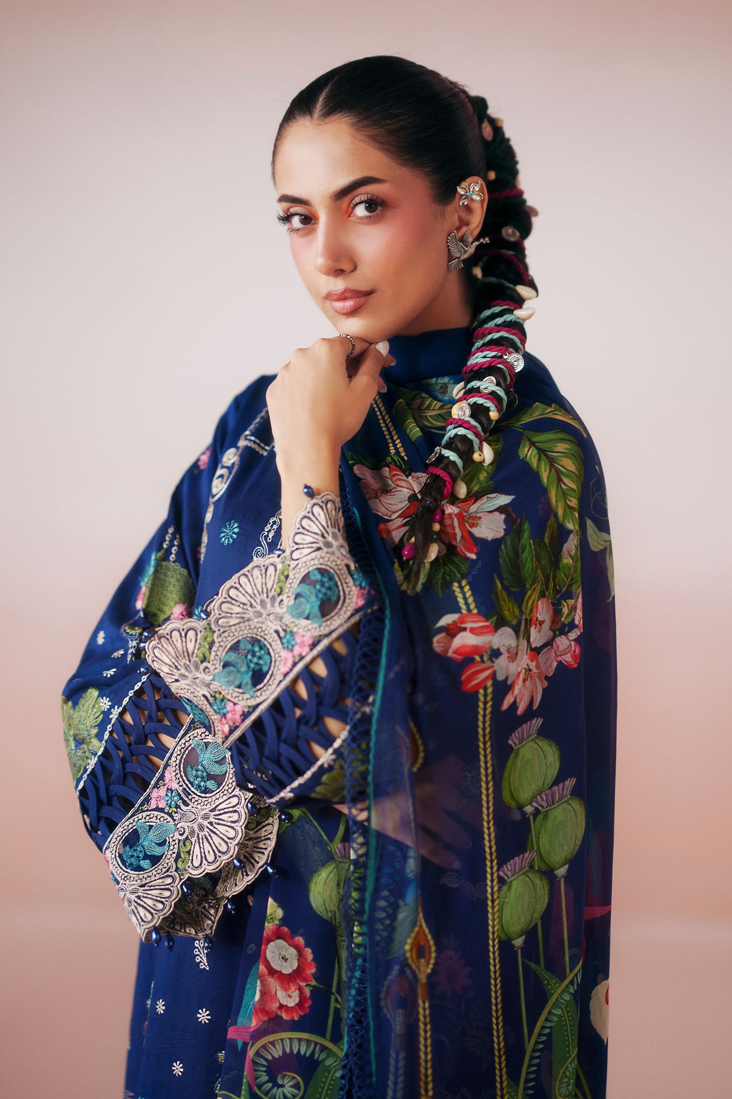 3 Piece Embroidered Lawn Suit