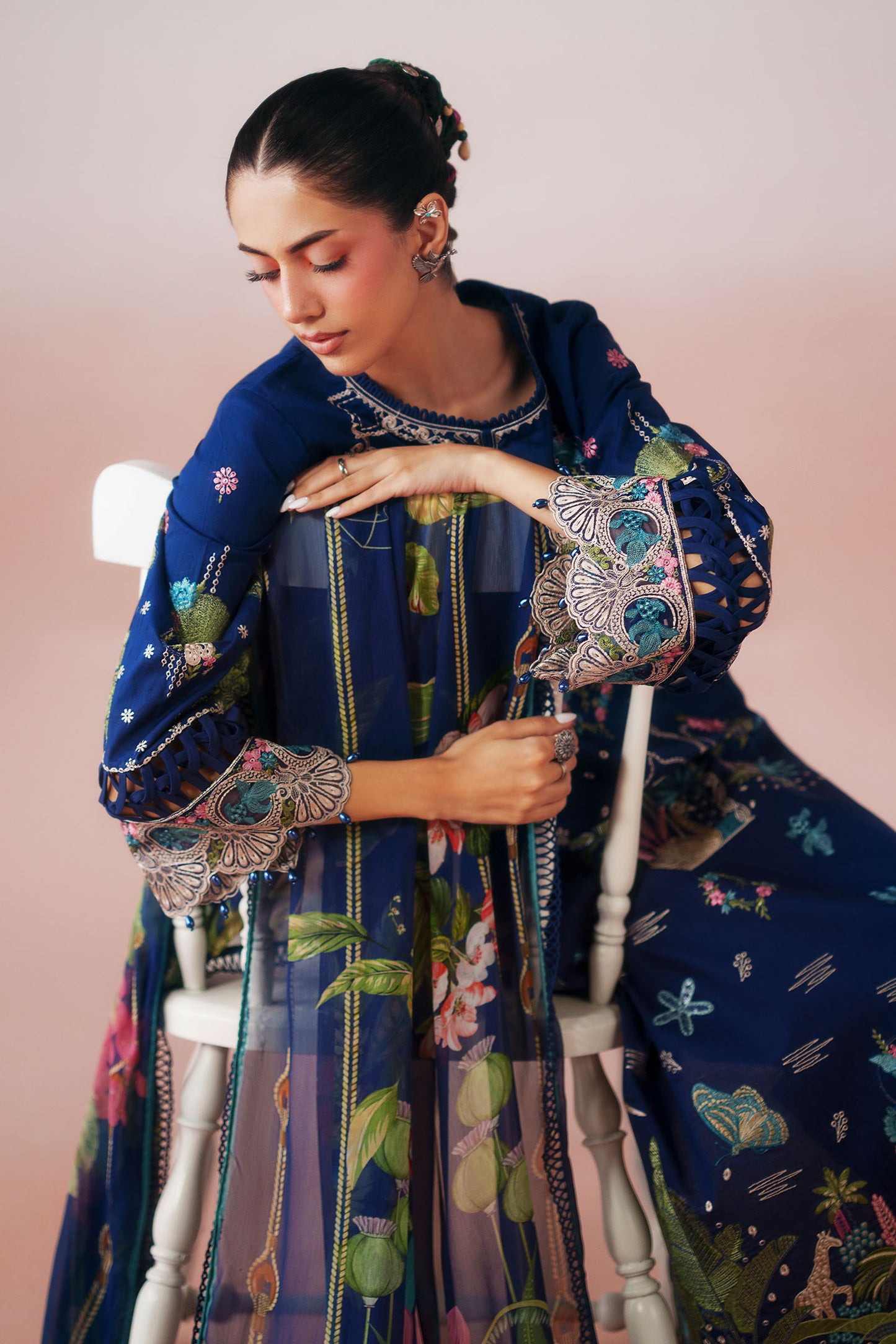 3 Piece Embroidered Lawn Suit