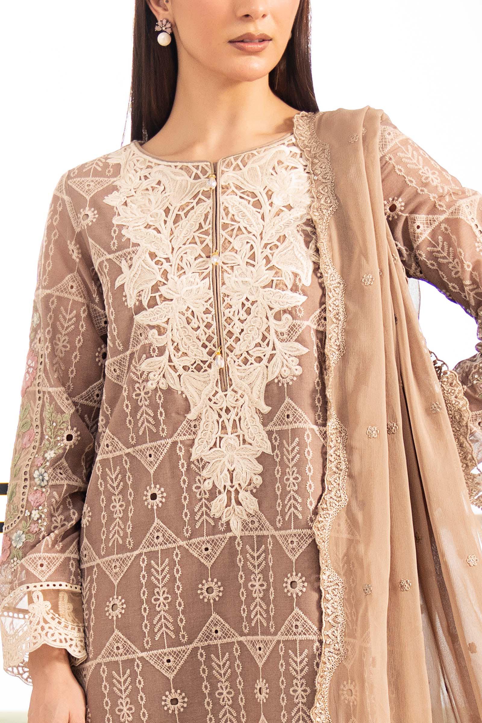 3 Piece Embroidered Lawn Suit