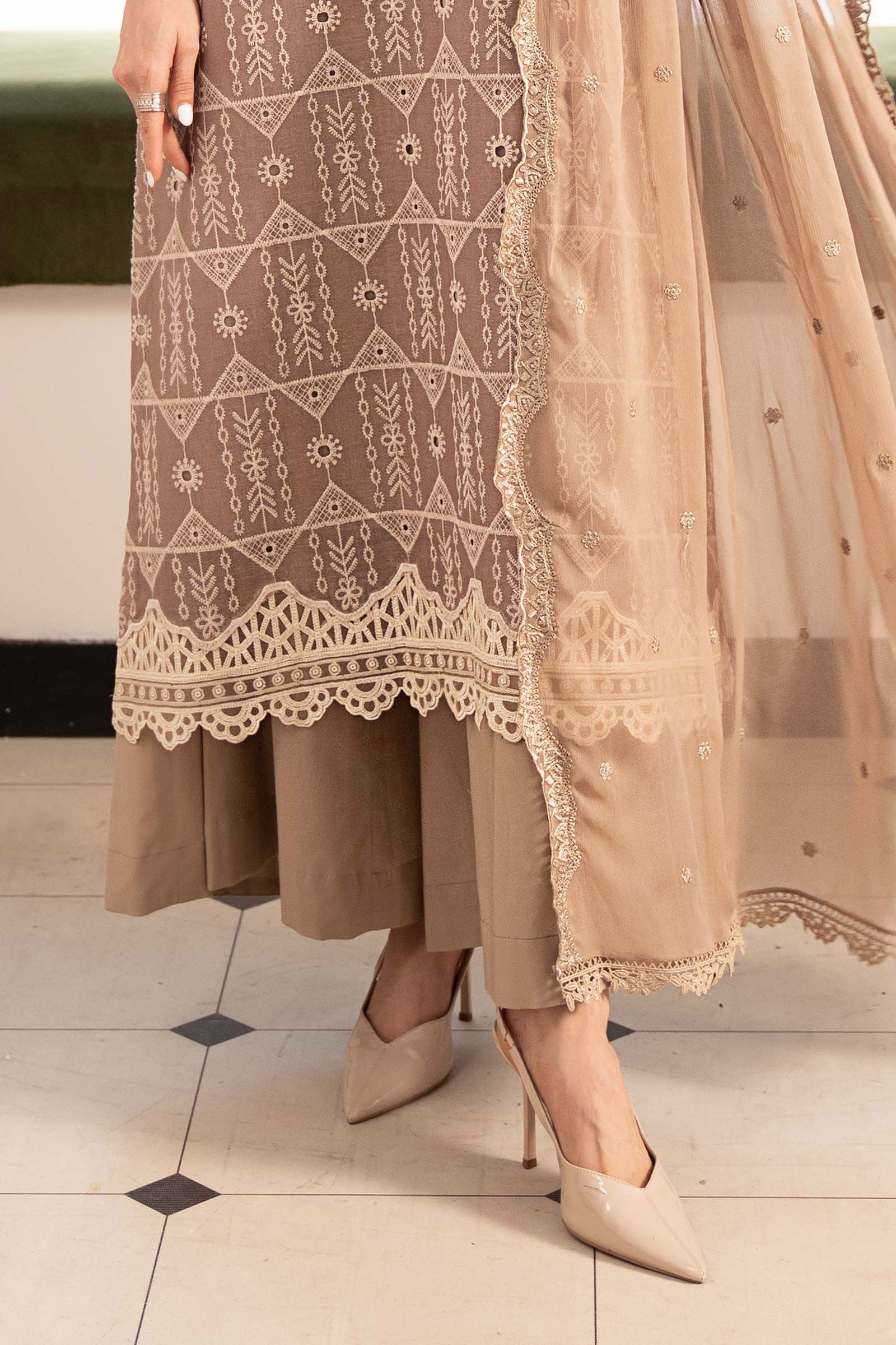 3 Piece Embroidered Lawn Suit