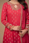 3 Piece Embroidered Suit