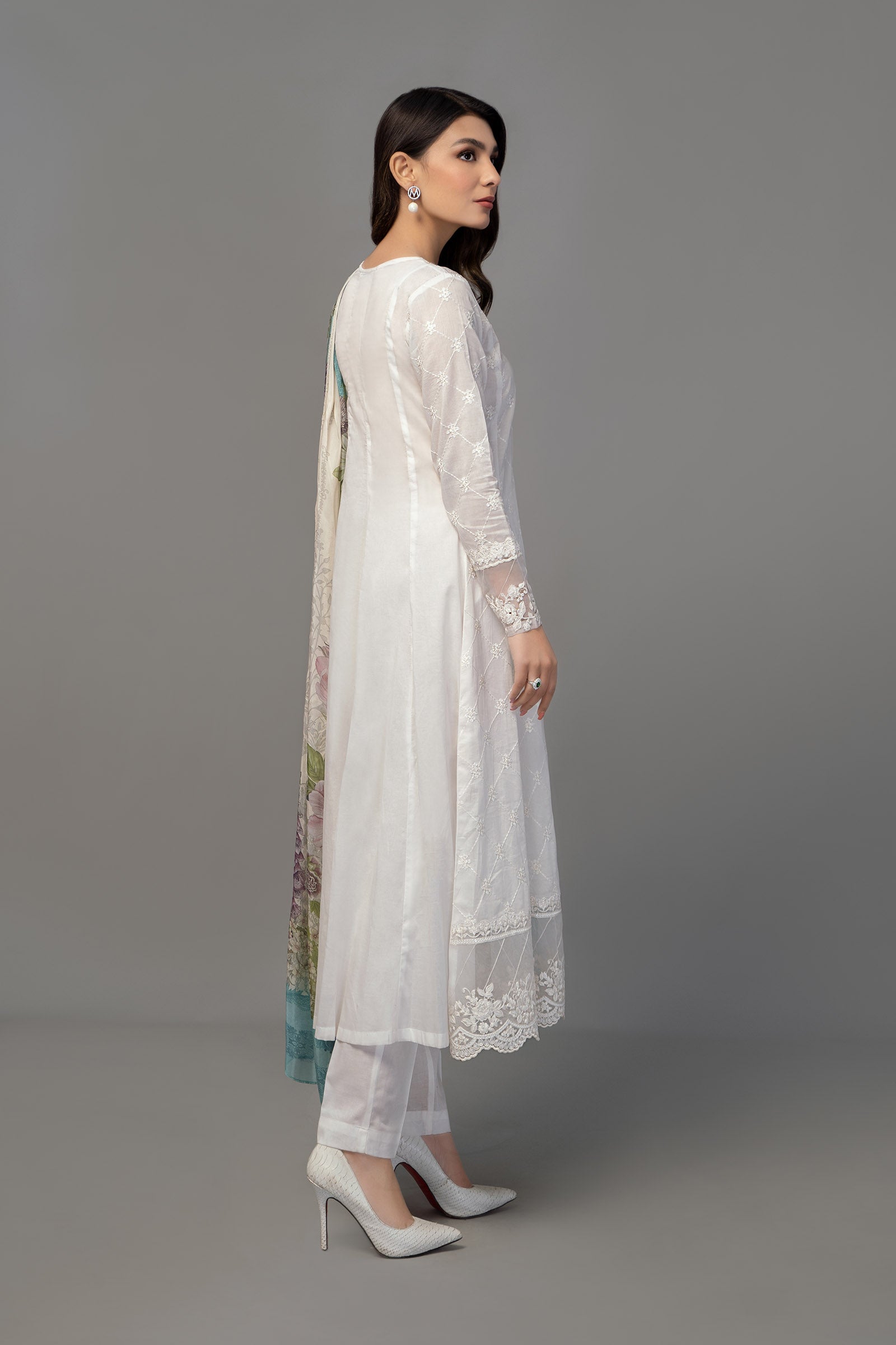 3 Piece Embroidered Suit