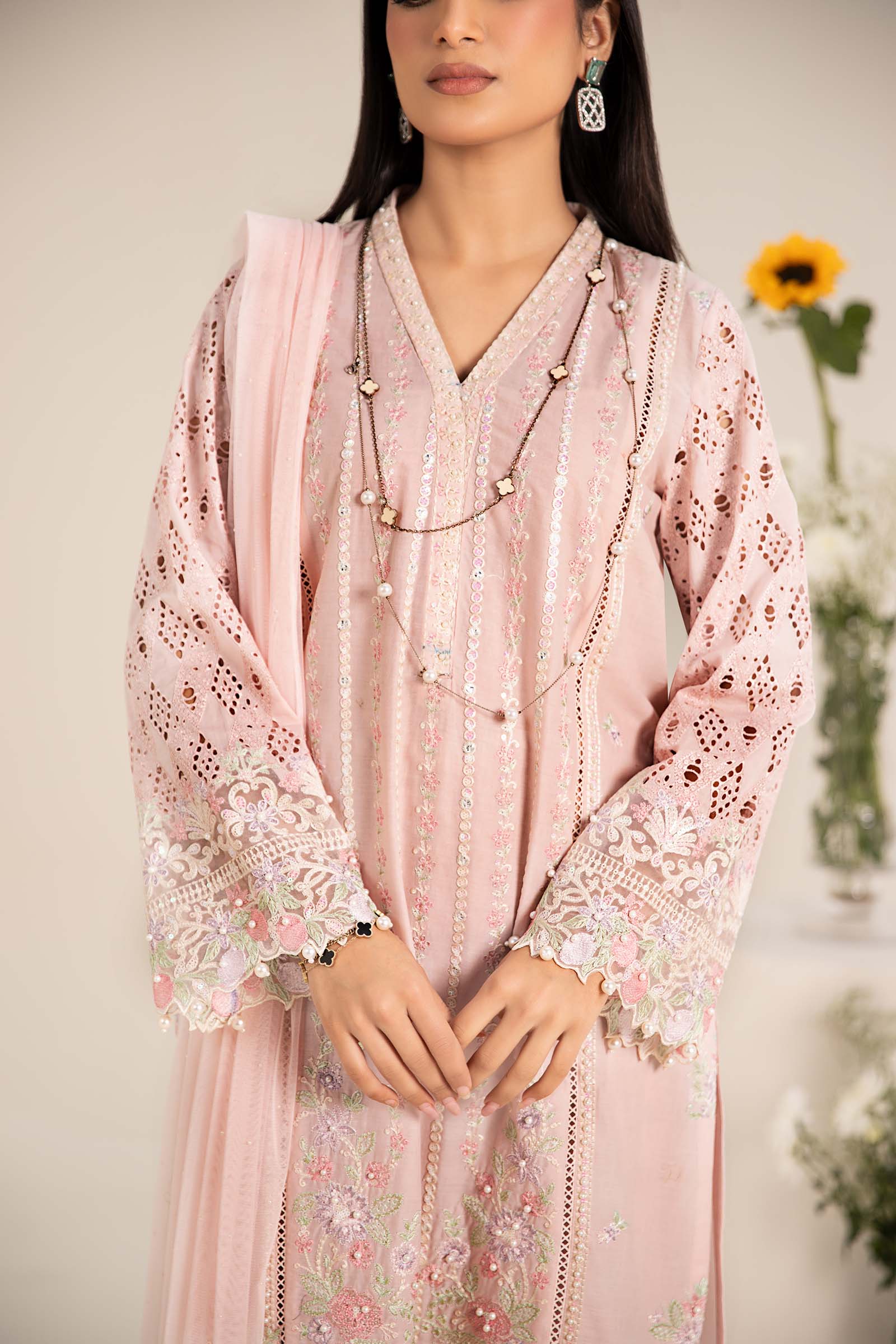 3 Piece Embroidered Lawn Suit