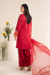 3 Piece Embroidered Self Jacquard Lawn Suit