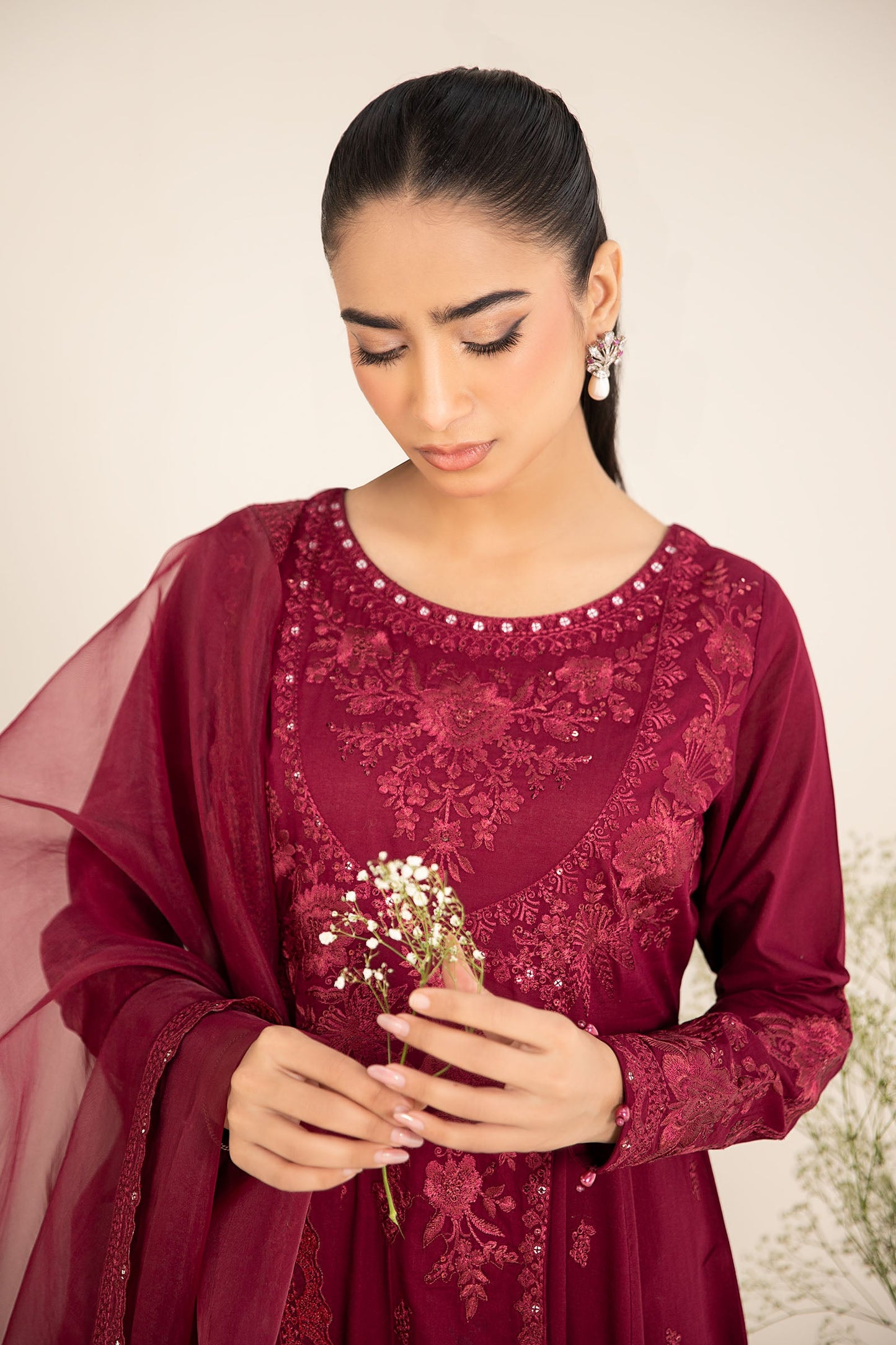 3 Piece Embroidered Lawn Suit
