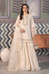 3 Piece Embroidered Cotton Doria Suit