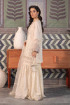3 Piece Embroidered Cotton Doria Suit