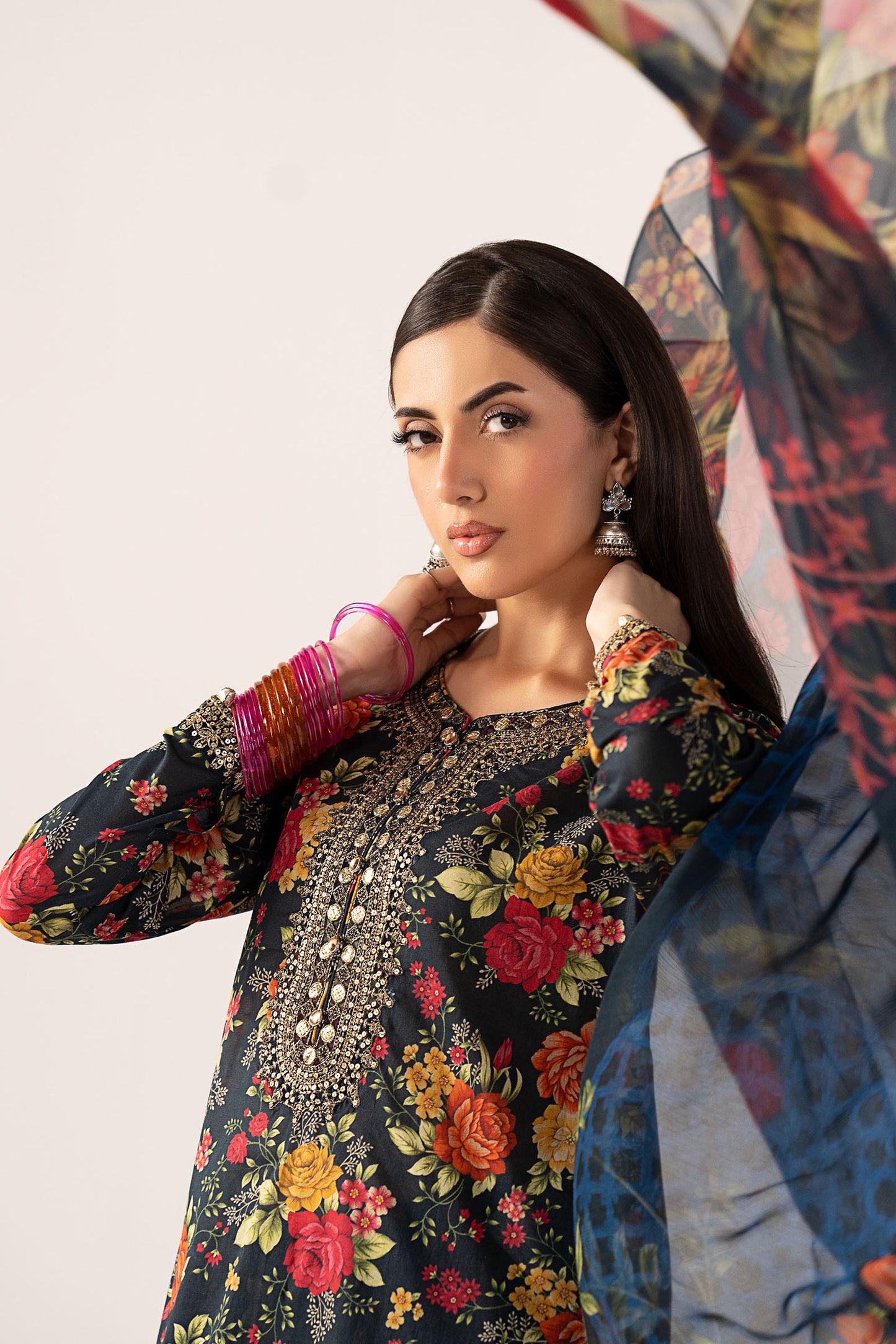 3 Piece Embroidered Lawn Suit