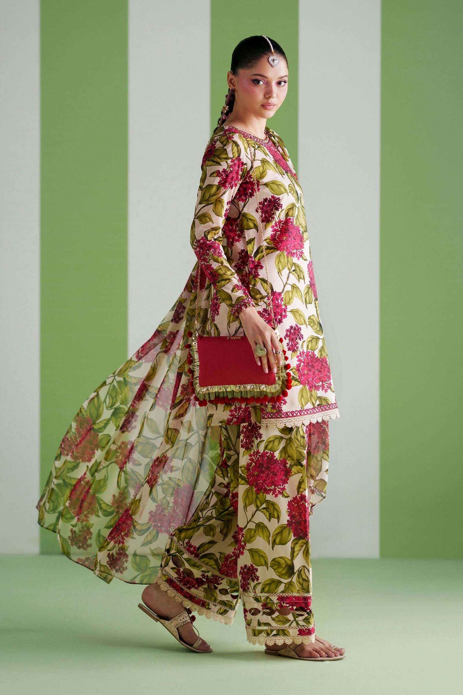 3 Piece Embroidered Lawn Suit