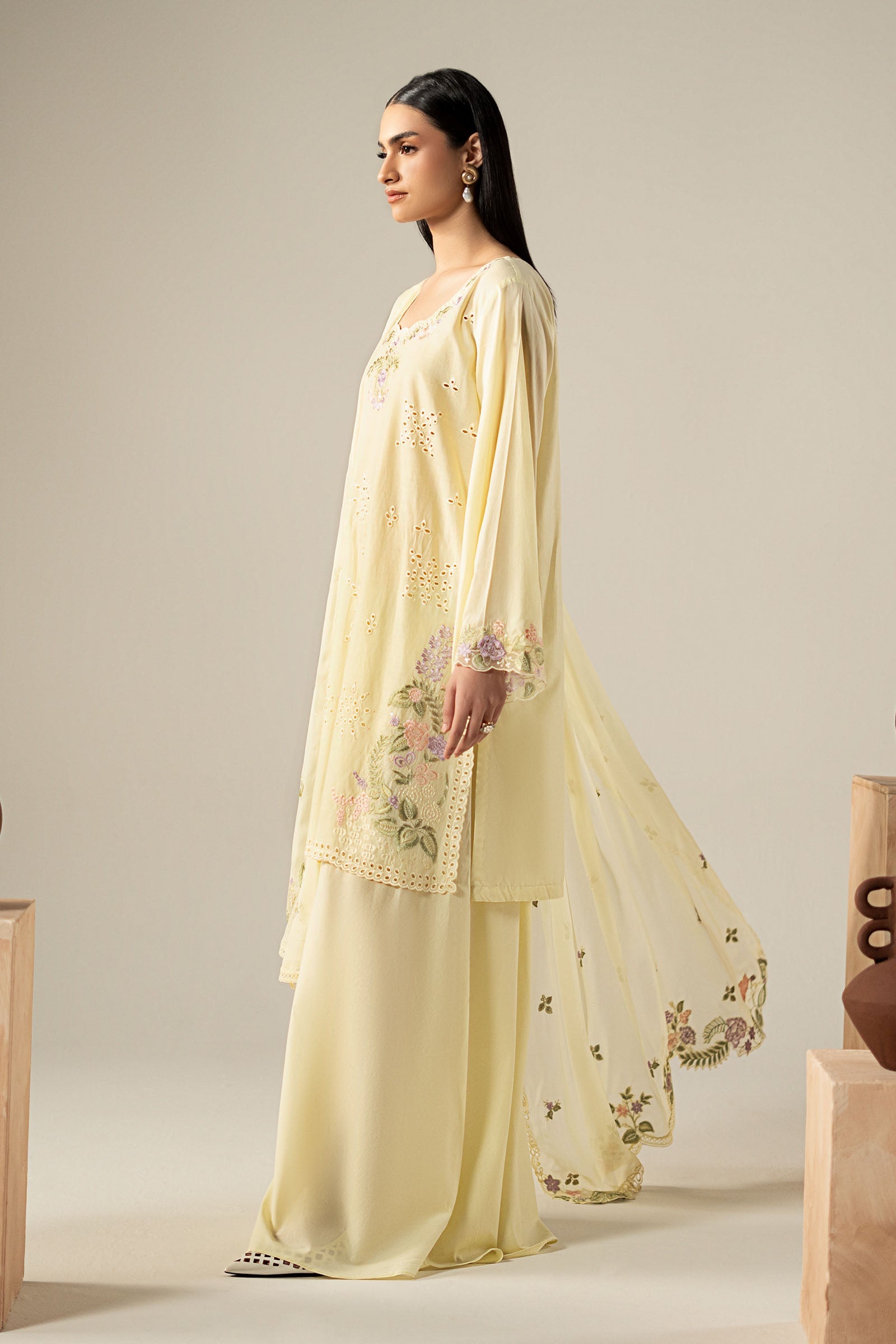 3 Piece Embroidered Lawn Suit