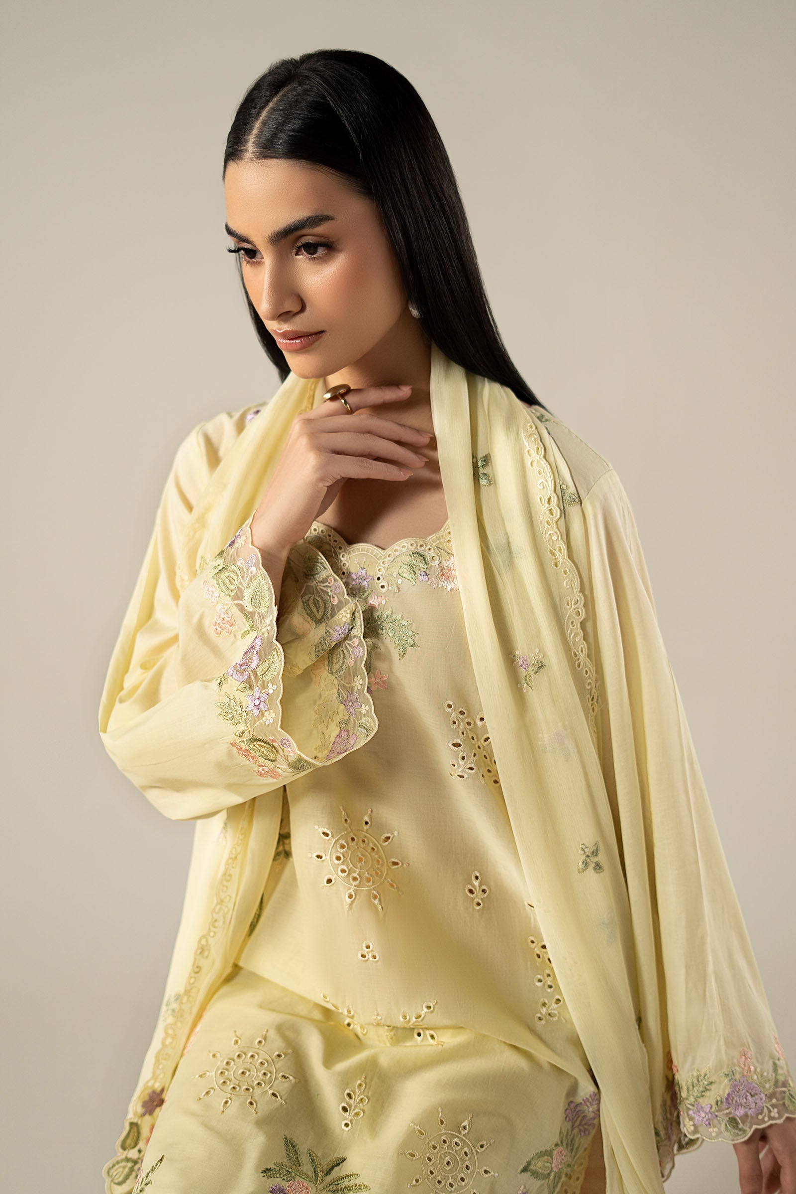3 Piece Embroidered Lawn Suit