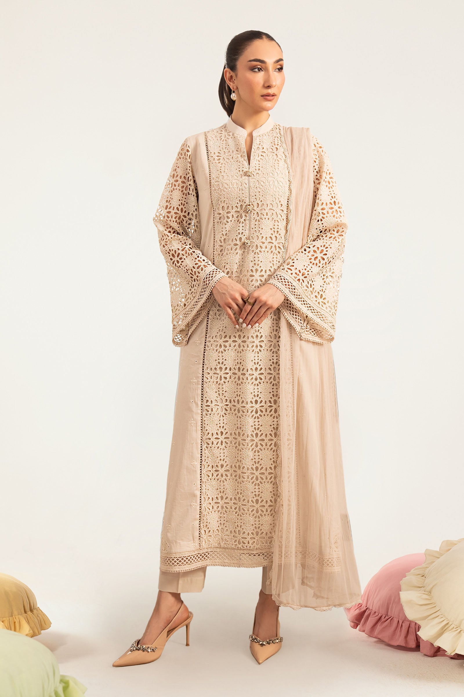 3 Piece Embroidered Lawn Suit