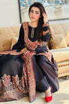 3 Piece Embroidered Linen Suit