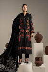 3 Piece Embroidered Linen Suit